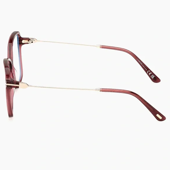 TOM FORD 55MM Blue Block Butterfly Eyeglasses - Picture 3 of 4